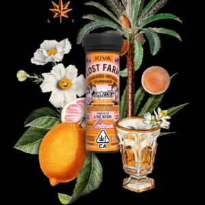 Tropical Lemonade Gelonade Gummies 10mg pack infused with live resin